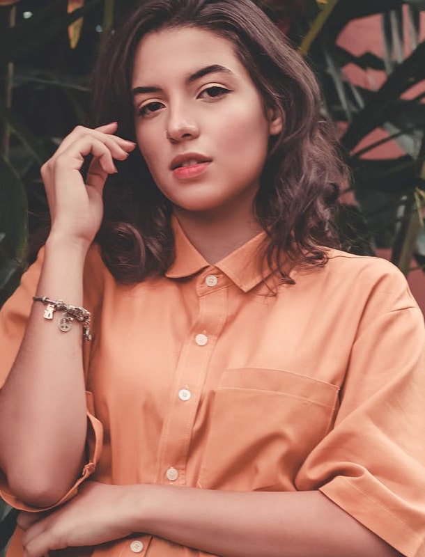 young lady wearing a wrist